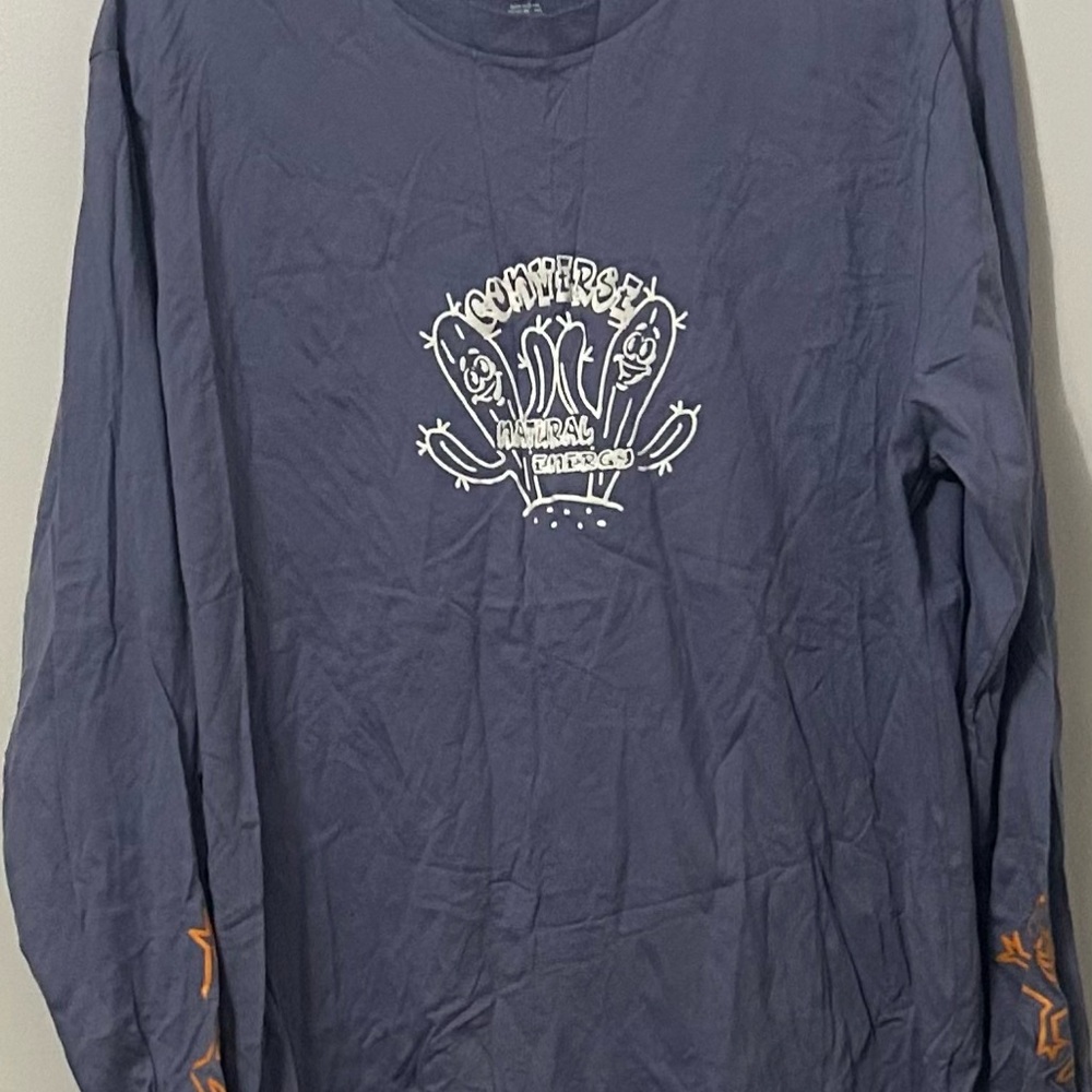 Converse Lavender Crewneck Tee with Inner Logo